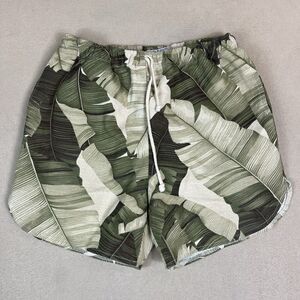 Jungle Gurl Shorts Womens Large Green Kilikopela OG Cream Banana Leaf Adult